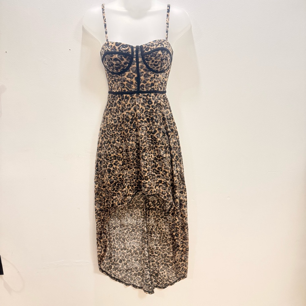 Leopard High Low Sundress